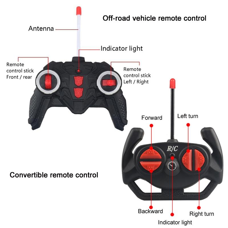 Remote Control Electric Car with Usb Charging for Kids - Camouflage Convertible