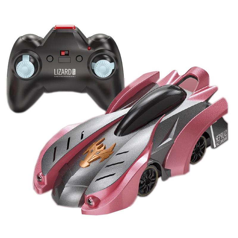 Electric Remote Control Wall Climbing Car for Kids - Mini Toy - Blue Break Handle Rc Edition