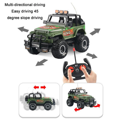 Remote Control Electric Car with Usb Charging for Kids - Green Buggy