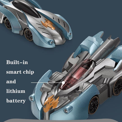 Electric Remote Control Wall Climbing Car for Kids - Mini Toy - Blue Break Watch Rc Edition