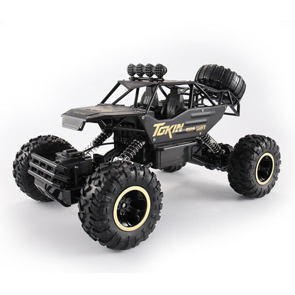 37cm Remote Control Bigfoot Climbing Car - 1 12 Alloy 4wd Cross-country Toy - Green