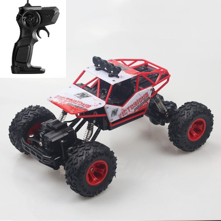 Large 1 16 Alloy Climbing Car - 28cm Remote Control Toy for Cross-country Adventures - Red