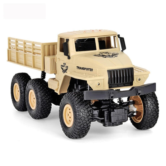 2.4ghz 4ch Remote Control Dongfeng 7 Six-wheeled Armor Truck Toy - Yellow