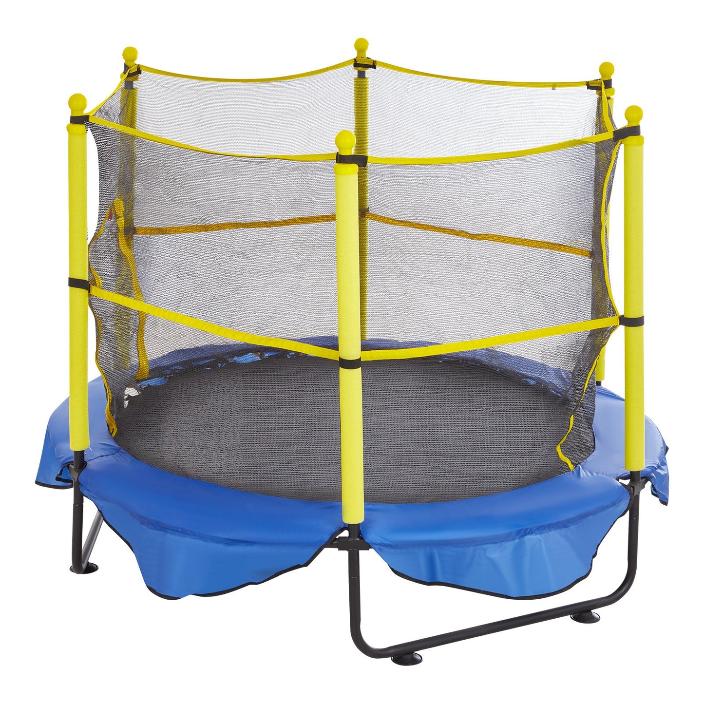 VEVOR 5FT Trampoline for Kids, 60" Indoor Outdoor Trampoline with Safety Enclosure Net, Basketball Hoop and Ocean Balls, Mini Toddler Recreational Trampoline Birthday Gifts for 3+ Years Kids